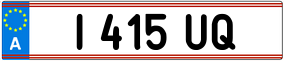 Truck License Plate